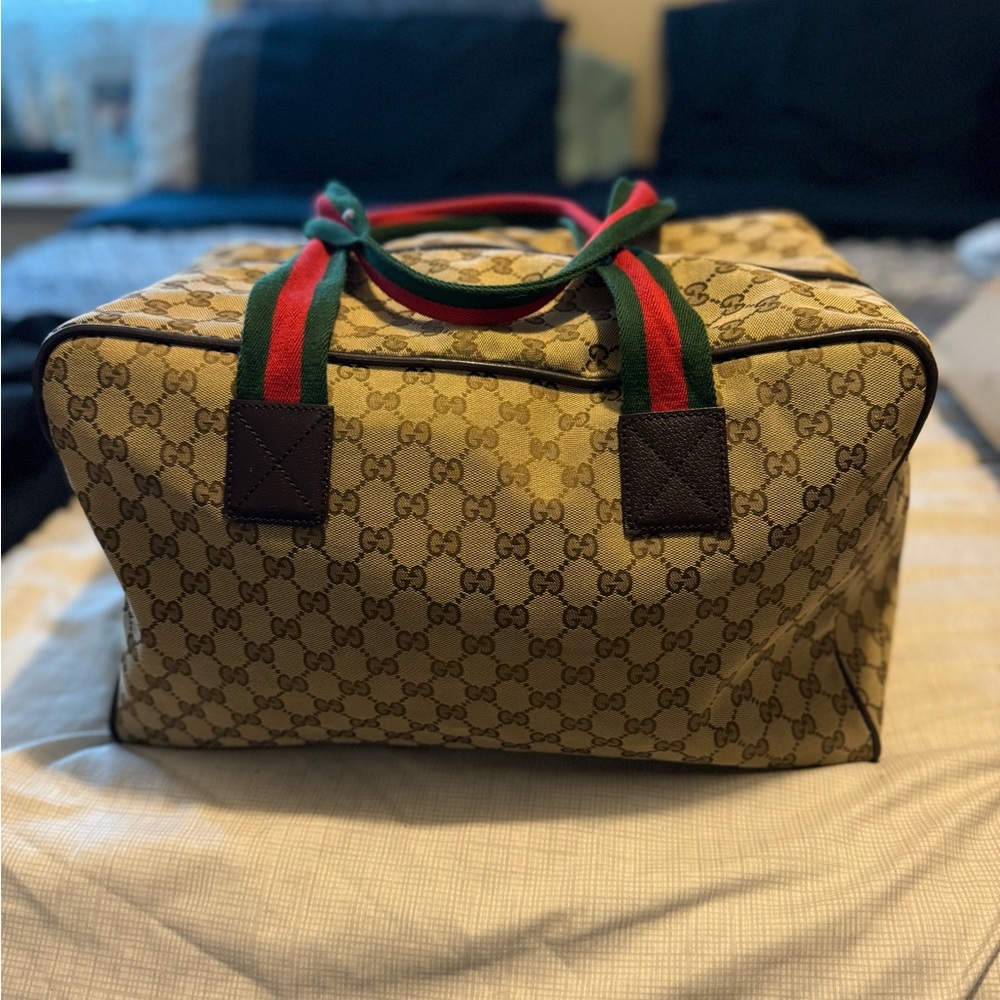 Authentic Gucci duffel bag